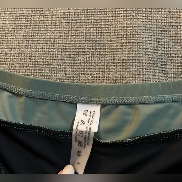 YONIQUE Sexy Green & Black Tankini Women’s Size Large NWT - Picture 2 of 4